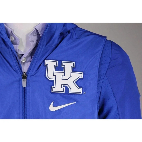 Kentucky Wildcats Nike Hyper Elite On-Court Basketball Full-Zip Hooded Jacket~ S - Picture 7 of 15
